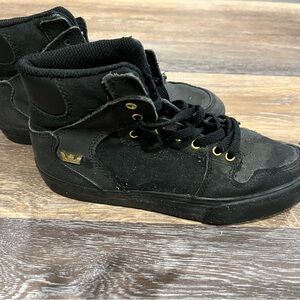 Supra Black Kids High-Top Sneakers